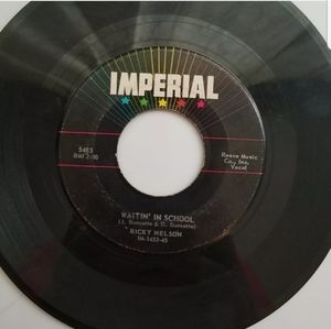 Rickey Nelson - Stood Up & Waitn’ In School 45 Rpm  record 5483 Q
